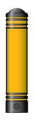 1 x 580mm Amber body sleeve, 4 x 12mm and 1 x 27mm retroreflective bands.